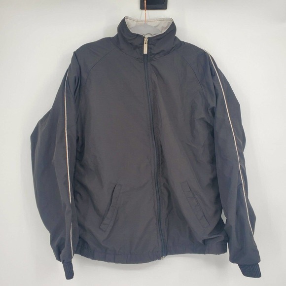 IXSPA Jacket Womens Medium Black Full Zip Windbreaker Lightweight Long Sleeve - Picture 2 of 10